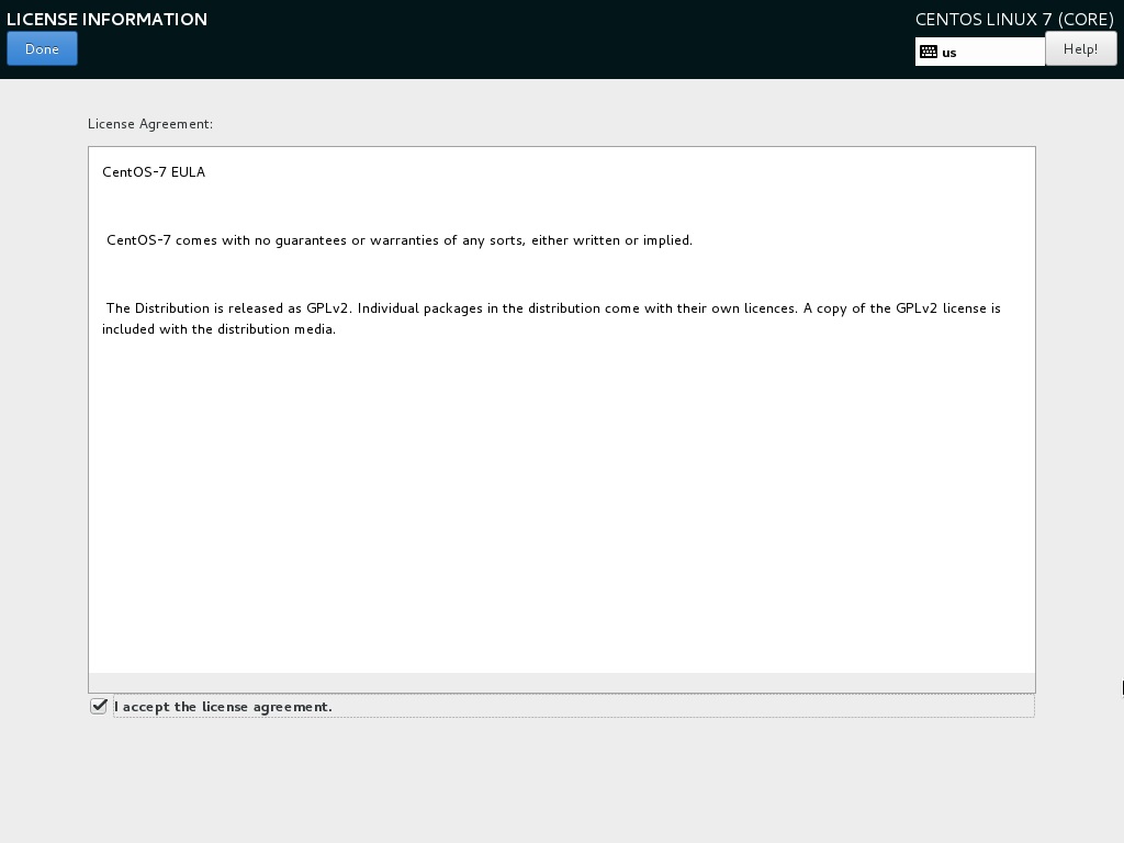 VirtualBox中安装CentOS7过程记录