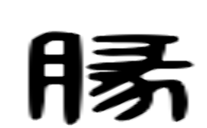 豚的六书通字