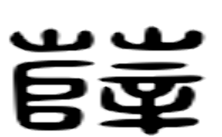 薛的六书通字