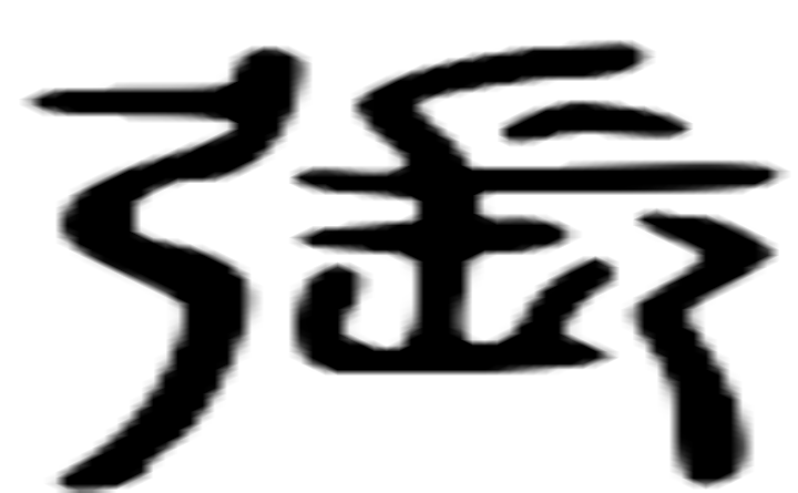 张的六书通字