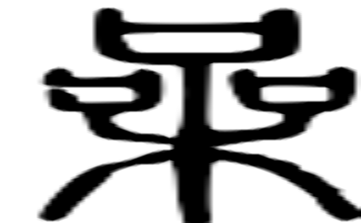 喿的篆字