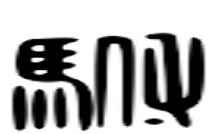 驸的六书通字