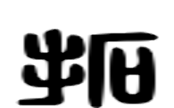 拓的六书通字