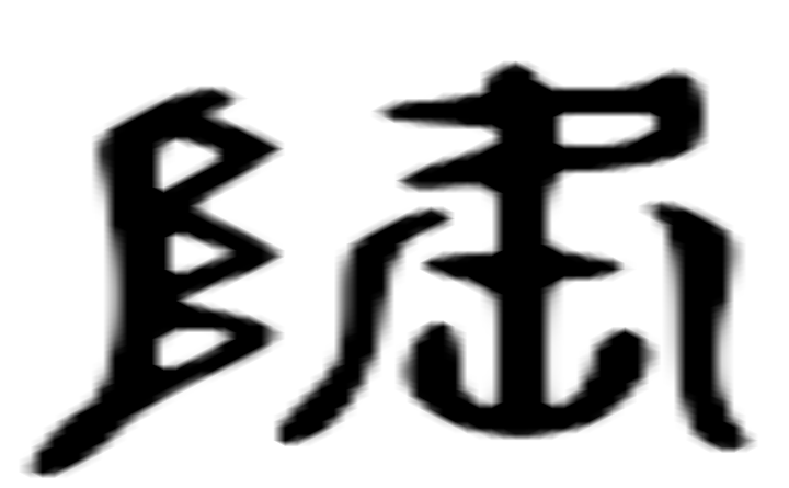 隆的六书通字