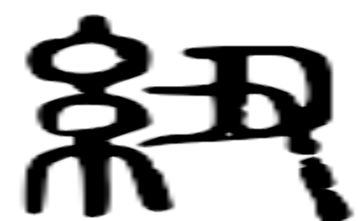 纽的篆字