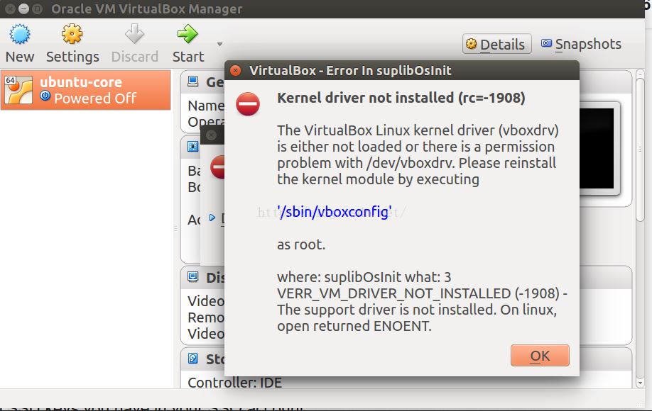 VirtualboxﰲװUbuntu Core 16