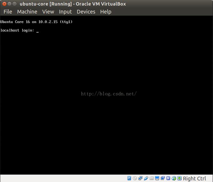 VirtualboxﰲװUbuntu Core 16