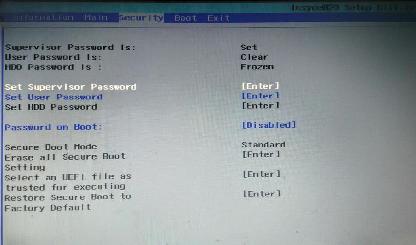 BIOSļãҪװLinuxرSecurity Bootѡ