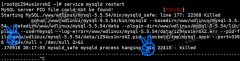 mysqld_safe mysqld process hanging