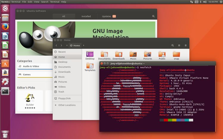 δUbuntu 17.10ɾUnity